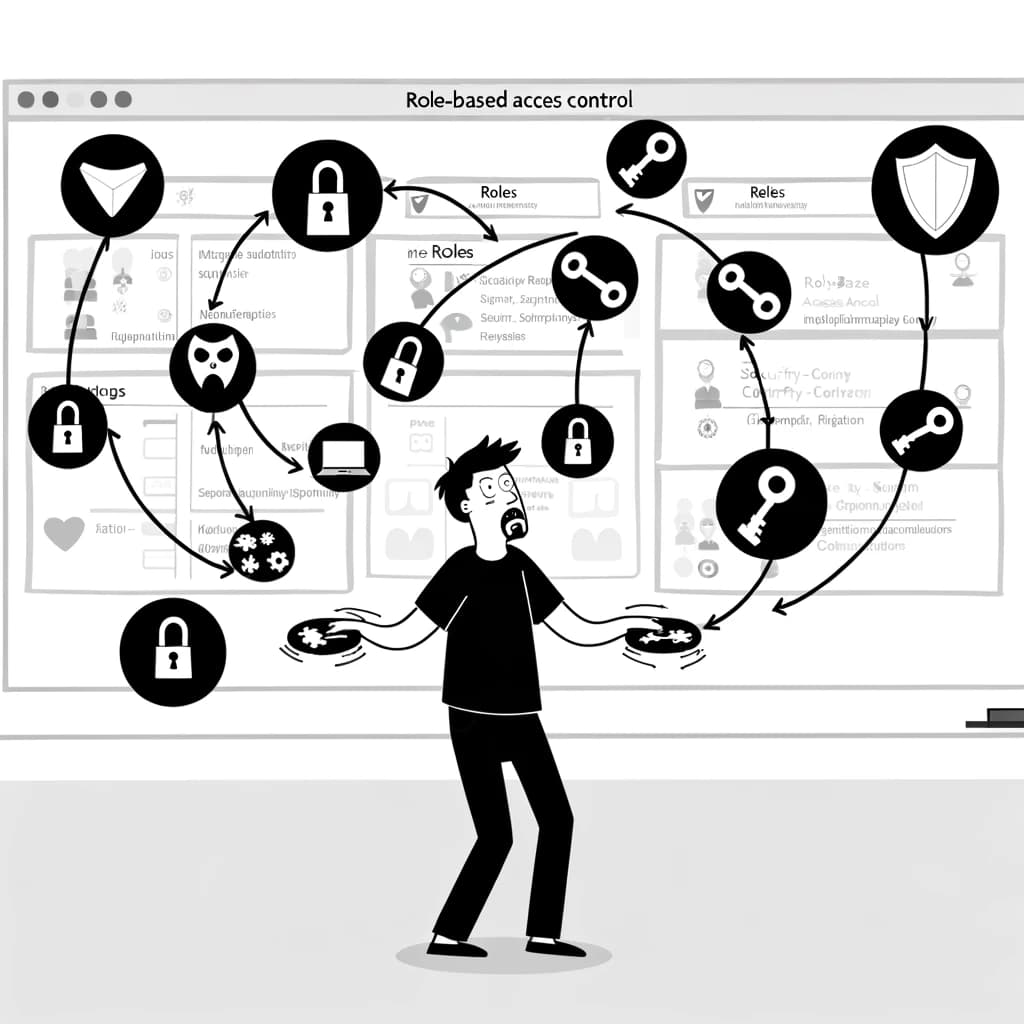 Ilustration of The Challenges of Managing Permissions with Role-Based Access Control (RBAC)
